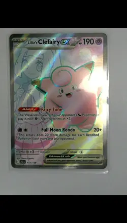 Lillie's Clefairy ex 173/159 Ultra Rare SV09: Journey Together Pokemon TCG NM - Image 1