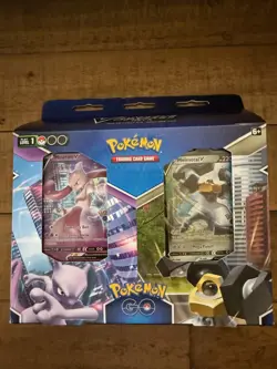 Pokemon GO Mewtwo V Vs Melmetal V Battle Deck TCG Starter Box New Sealed - Image 1
