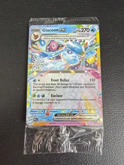 Pokemon TCG - Glaceon ex 026/131 Snowflake Stamped Promo Sealed Prismatic Master - Image 1