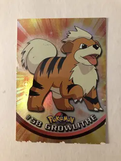Growlithe Foil Topps - Blue Logo - Pokemon TCG - Image 1