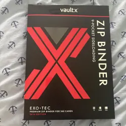 Vault X Exo-Tec Zip Binder SV10 9 Pocket First Edition: Pokemon Destined Rivals - Image 1