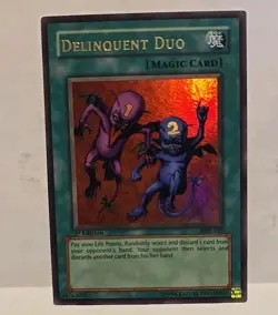 YUGIOH DELINQUENT DUO MRL-039 1ST EDITION ULTRA LIGHT PLAYED - Image 3