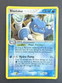 Pokemon TCG - Blastoise - Rare Holo - EX Crystal Guardians - 14/100 - MP - Image 1