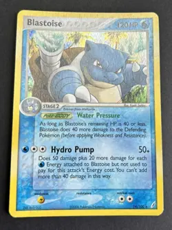 Pokemon TCG - Blastoise - Rare Holo - EX Crystal Guardians - 14/100 - MP - Image 4