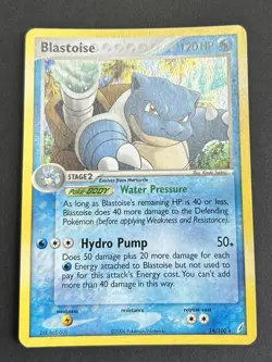 Pokemon TCG - Blastoise - Rare Holo - EX Crystal Guardians - 14/100 - MP - Image 5
