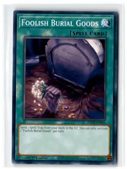 2022 Structure Deck: Legend of the Crystal Beasts Foolish Burial Goods - Image 1