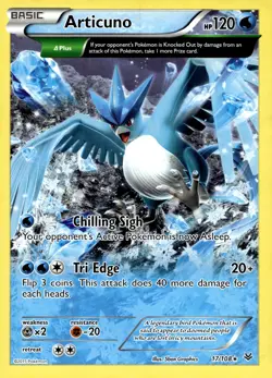 Articuno (17 Delta) #17/108 XY - Roaring Skies Near Mint or Better - Pokemon - Image 1