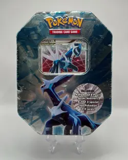 (402850) Pokemon 2008 Dialga LV.X Diamond & Pearl Collectors Tin Factory Sealed - Image 1