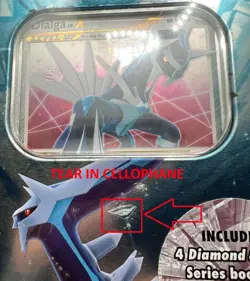 (402850) Pokemon 2008 Dialga LV.X Diamond & Pearl Collectors Tin Factory Sealed - Image 5