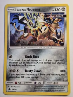 Dusk Mane Necrozma - SM107 Holo Sun & Moon Promo Pokemon Cosmos Holo NM/M - Image 1