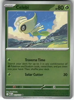Celebi 012/132 Uncommon Mega Evolution Pokemon Reverse Holo Near Mint - Image 1