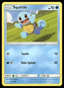 Squirtle 23/181 Common Team Up Pokemon Moderately Played - Image 1