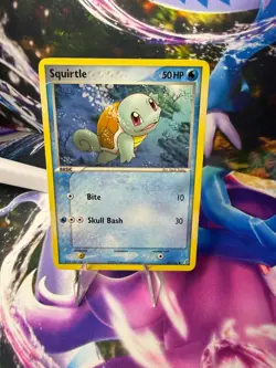 SQUIRTLE 63/100 CRYSTAL GUARDIANS Common Pokemon - Image 1