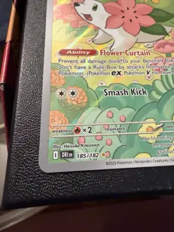 Shaymin 185/182 Illustration Rare Destined Rivals Pokemon Holo Near Mint - Image 3