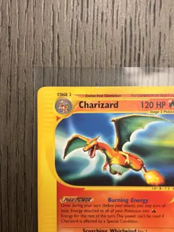 Pokemon Expedition Base Set Charizard 40/165 Non-Holo Rare E-Reader - Image 2
