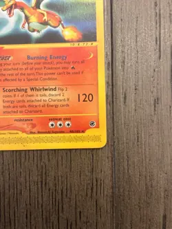 Pokemon Expedition Base Set Charizard 40/165 Non-Holo Rare E-Reader - Image 4