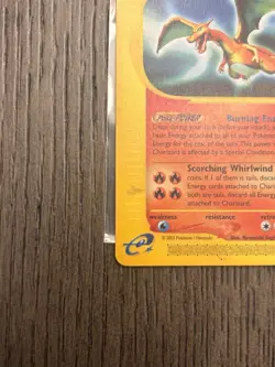 Pokemon Expedition Base Set Charizard 40/165 Non-Holo Rare E-Reader - Image 5