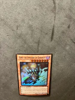 Yu-Gi-Oh! Gorz the Emissary of Darkness GLD5-EN024 Ghost Gold Rare Limited MP - Image 4
