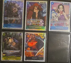one piece THE BEST vol 1 cards TCG luffy sanji law 112 CARDS No Doubles BANDAI - Image 2