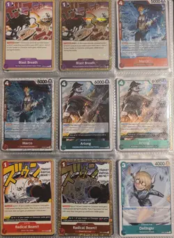 One Piece THE BEST ENGLISH Vol 1 Cards 132 Cards jolly roger cards Super Rares - Image 5