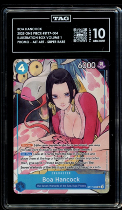 2025 ONE PIECE PROMOS ILLUSTRATION BOX VOL.1 #004 BOA HANCOCK TAG 10 - Image 1