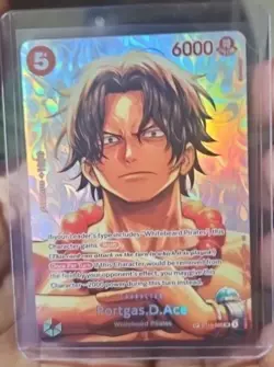 IN HAND! English Portgas D Ace SP ST15-005 One Piece OP-16 TIME OF BATTLE - Image 1