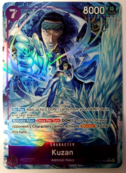 Kuzan - Alt Art Rare - One Piece: The Time of Battle - OP16-063 NM - Image 1