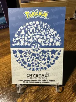 2025 Pokemon Crystal Card Collection Black Dark Edition #119 Seaking Holo - Image 3