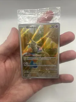 SEALED Pokemon Center Exclusive SVP #075 Mimikyu ETB Promo Pokemon TCG Card - Image 3