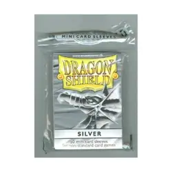 Arcane Tinmen Card Protection Mini Sleeves - Silver (50) New - Image 1