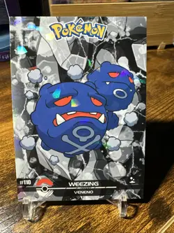 2025 Pokemon Crystal Card Collection Black Dark Edition #110 Weezing Holo - Image 1