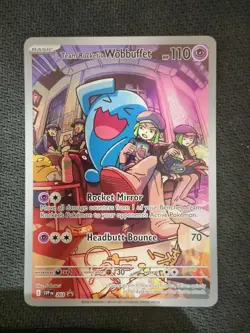 TEAM ROCKETS WOBBUFFET - SVP 203 - SCARLET & VIOLET PROMO - POKEMON CARD - Image 1