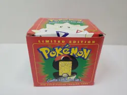 1999 Burger King Pokemon Togepi 23K Gold card / ball / COH / box ( B332 ) - Image 3