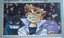 Imposter Oak's Revenge 76/82 - Uncommon WOTC TCG-Team Rocket Pokemon Card - Image 2