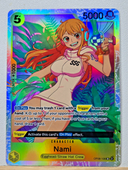 Nami OP08-106 - One Piece CCG - Two Legends Card English Holo SR - Image 1