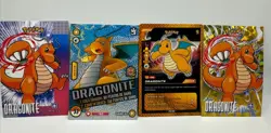 Dragonite Lot Of 4 Cards Pokemon Attacks Card Database Kanto & More W/ Rare Hits - Image 1