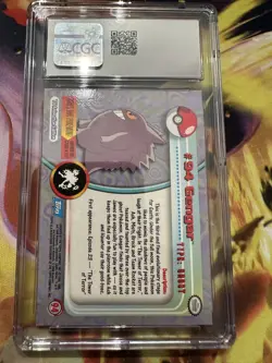 CGC 9.5 Gengar Foil Topps Series 2 2000 Pokemon Card #94 - Image 1