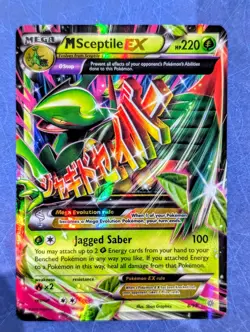 Pokemon TCG Mega M Sceptile EX Rare Holo Card 8/98 Ancient Origins NM - Image 1