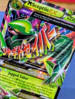 Pokemon TCG Mega M Sceptile EX Rare Holo Card 8/98 Ancient Origins NM - Image 2