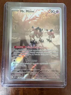 Mr. Mime Pokemon Trading Card XY Evolutions 80/108 Holofoil Rare - Image 1