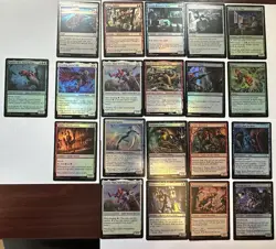 Magic The Gathering Spider-Man 20-Card Common Foil Lot - Image 1