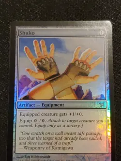 MTG 1x FOIL Shuko Betrayers of Kamigawa LP Artifact MTG, Fast Ship, US seller - Image 1