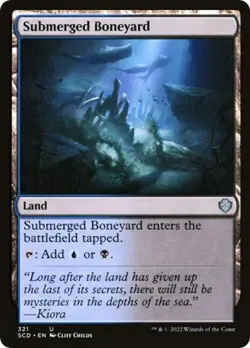 Submerged Boneyard - Near Mint MTG Commander 2022 Starter Decks - Image 1