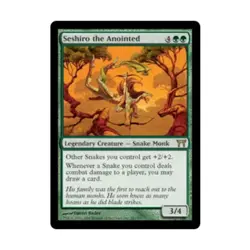 WOTC MtG Champions of Kamigawa Seshiro the Anointed (R) EX - Image 1