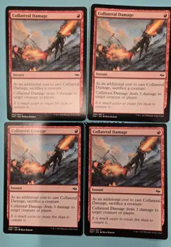 4 Collateral Damage 4x x4 - NM - Fate Reforged - SPARROW MAGIC mtg - Image 1