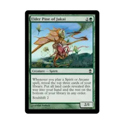 WOTC MtG Saviors of Kamigawa Elder Pine of Jukai (C) (Foil) NM - Image 1