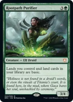 MTG English Rootpath Purifier NM Foil Commander: The Brothers' War - Image 1