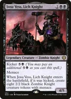 Josu Vess, Lich Knight - Near Mint MTG Commander 2022 Starter Decks - Image 1