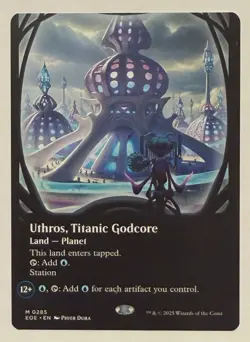 Uthros, Titanic Godcore Borderless - Mythic - Edge of Eternities MTG - Image 1