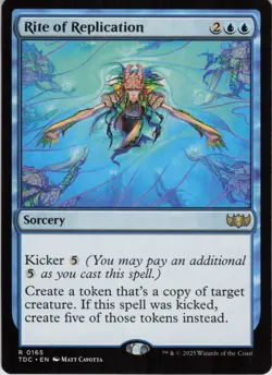 Rite of Replication R Commander: Tarkir: Dragonstorm 165 Near Mint MTG - Image 1